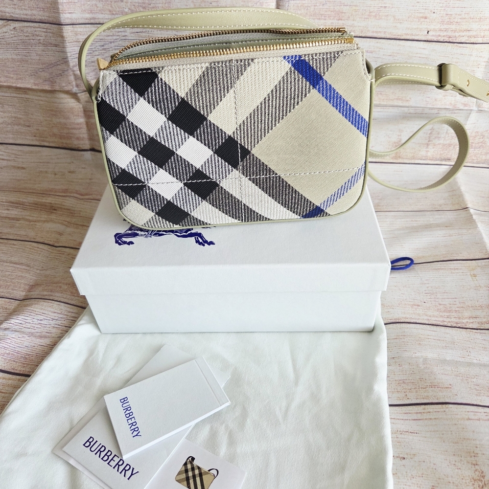 AUTHENTIC NEW BURBERRY SNIP CROSSBODY BAG NEW - Picture 8 of 15